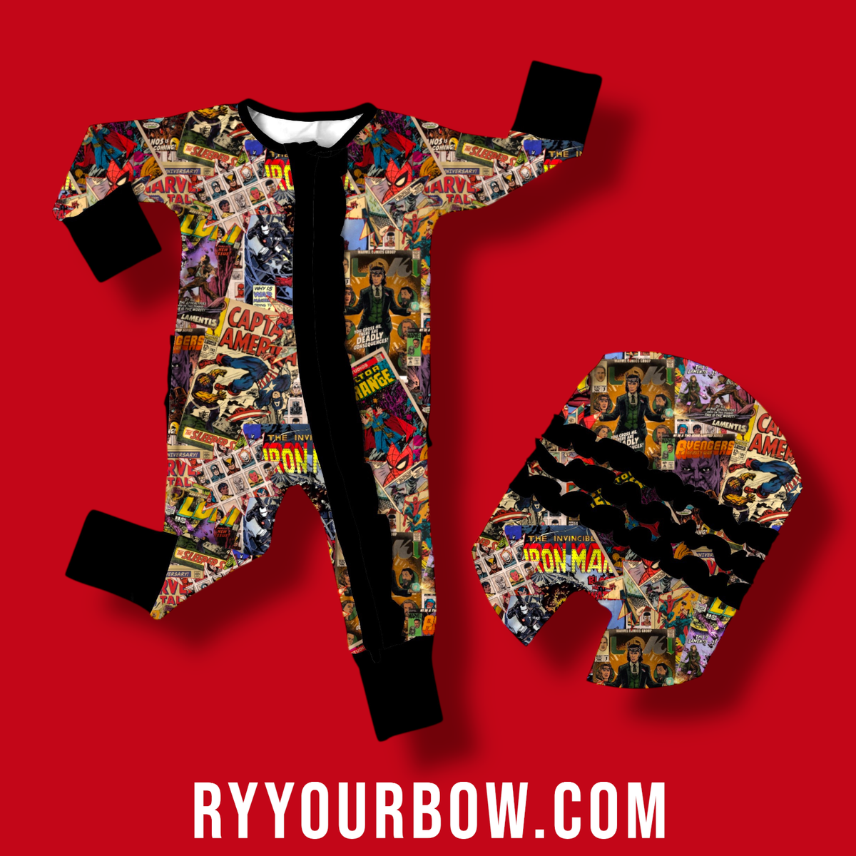 Superheroes Ruffled Zippy RTS