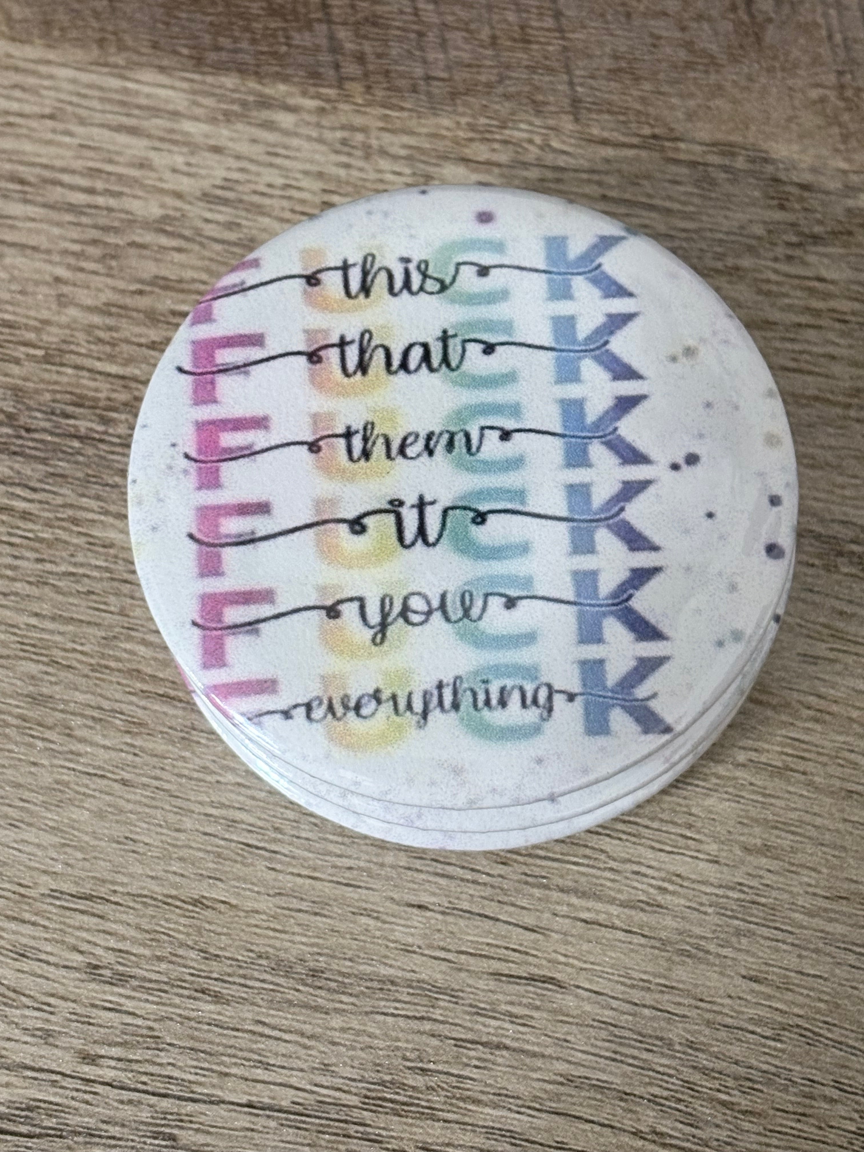 F**k theme fridge magnets