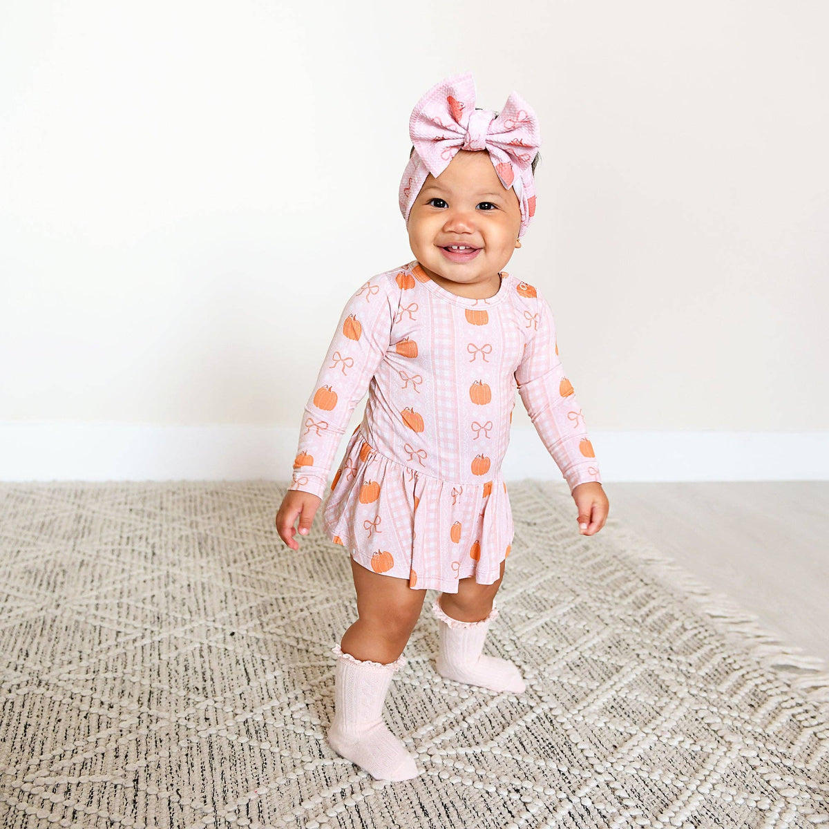 Reagan HEADWRAP Baby Toddler Pumpkin Hair Accessories
