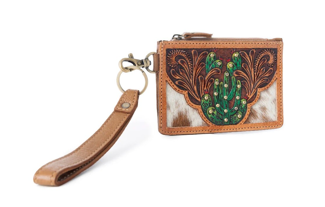 Hand Hewn Western Card Holder