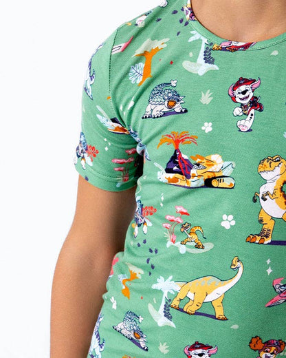 PAW Patrol: Dino Island Bamboo Girls' Short Sleeve Dress
