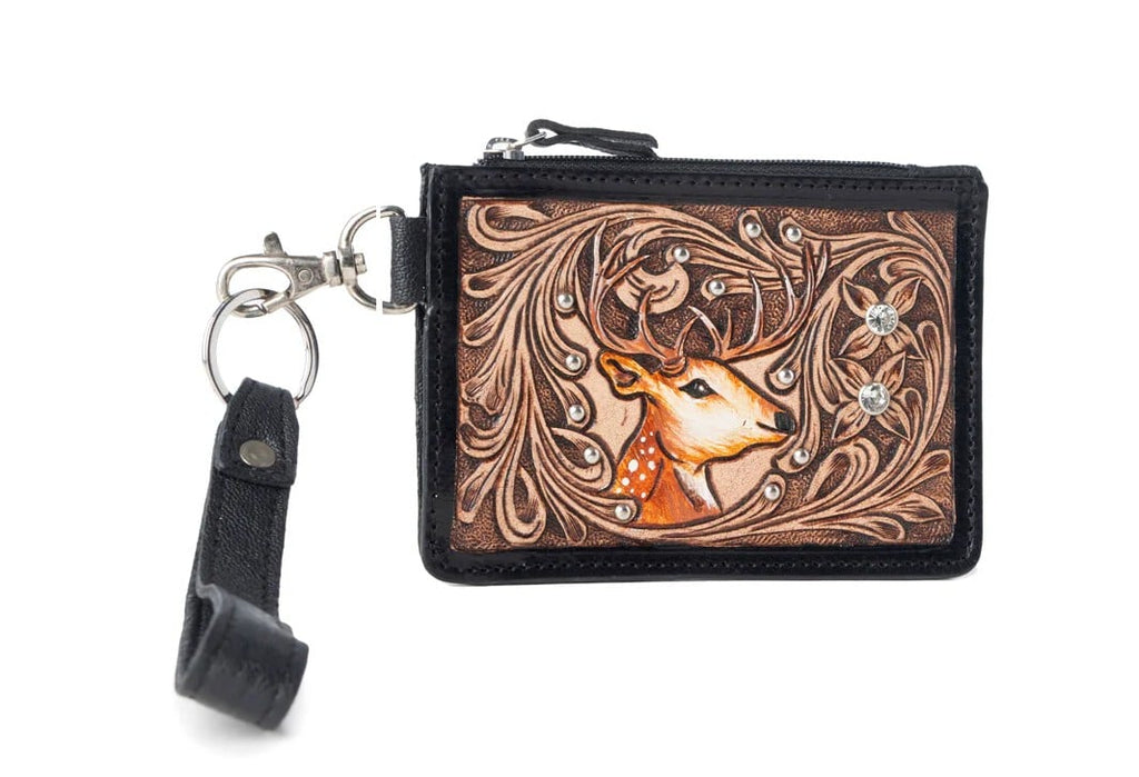 Hand Hewn Western Card Holder
