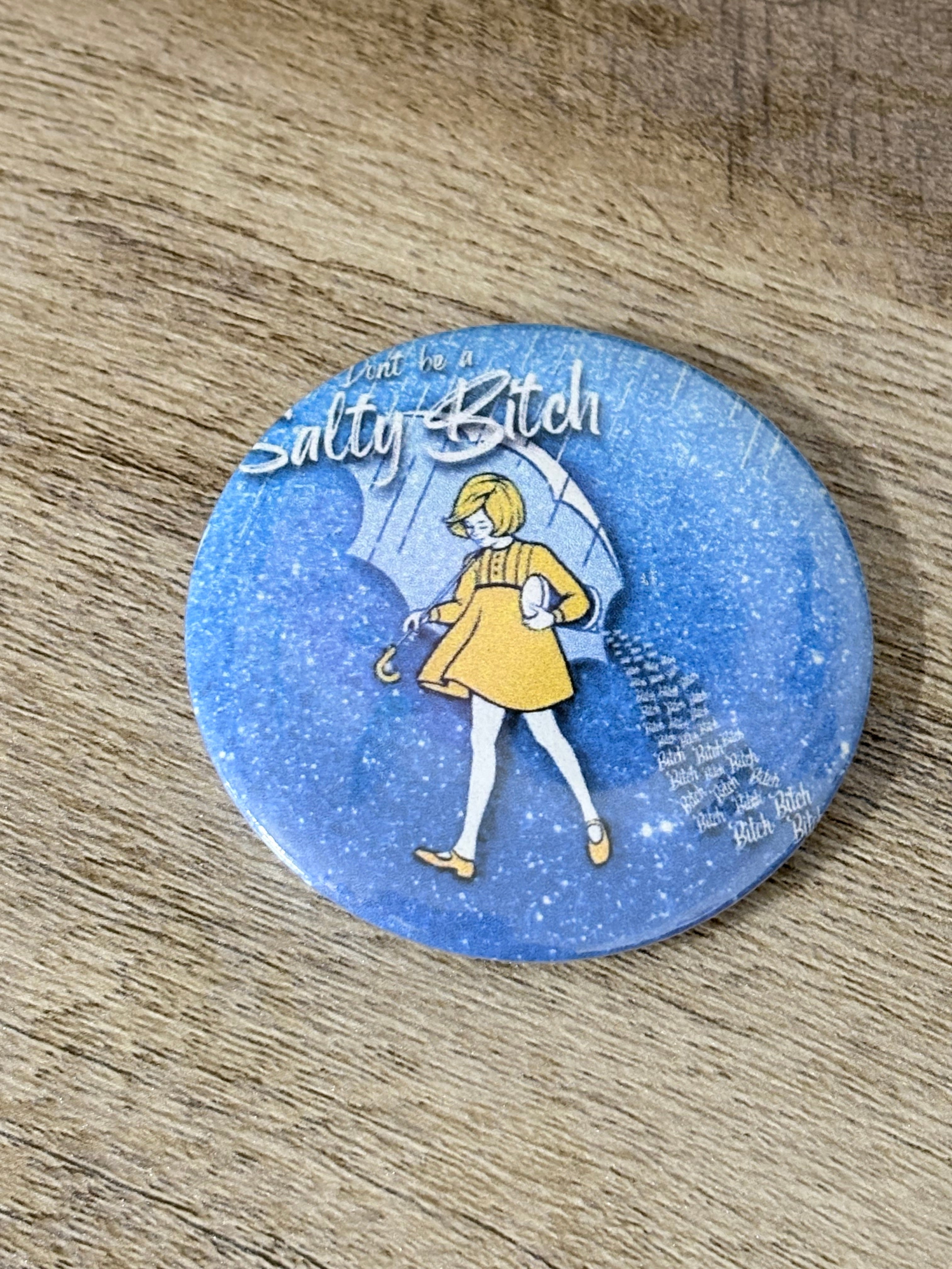 Salty B***h theme fridge magnets