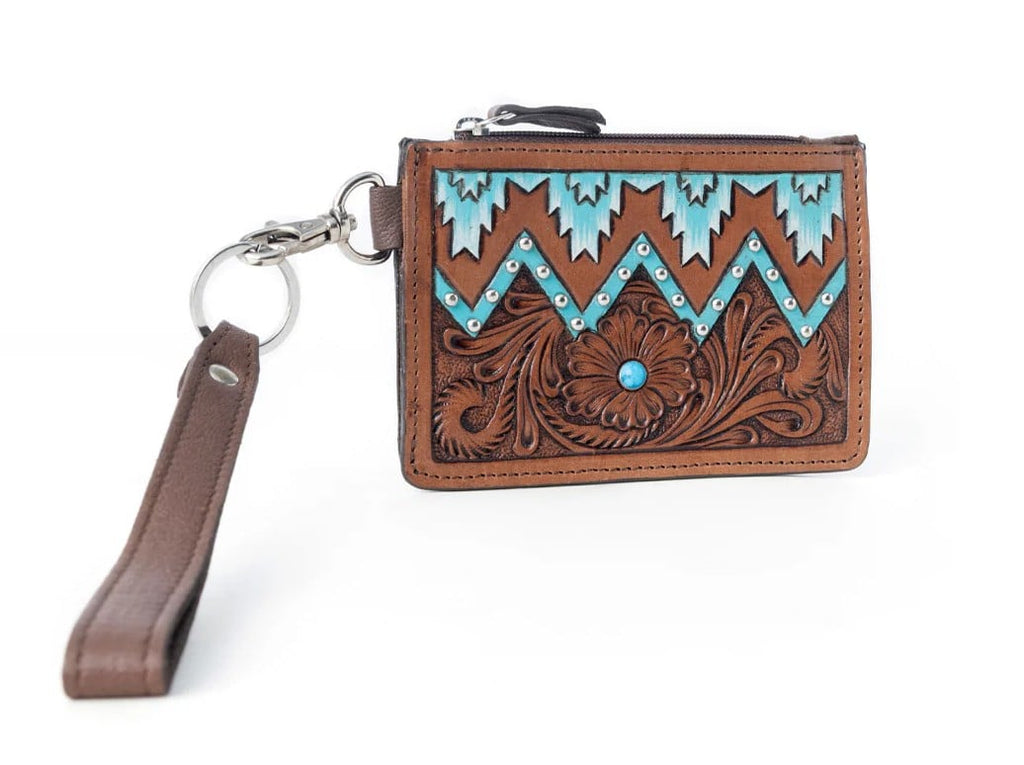 Hand Hewn Western Card Holder