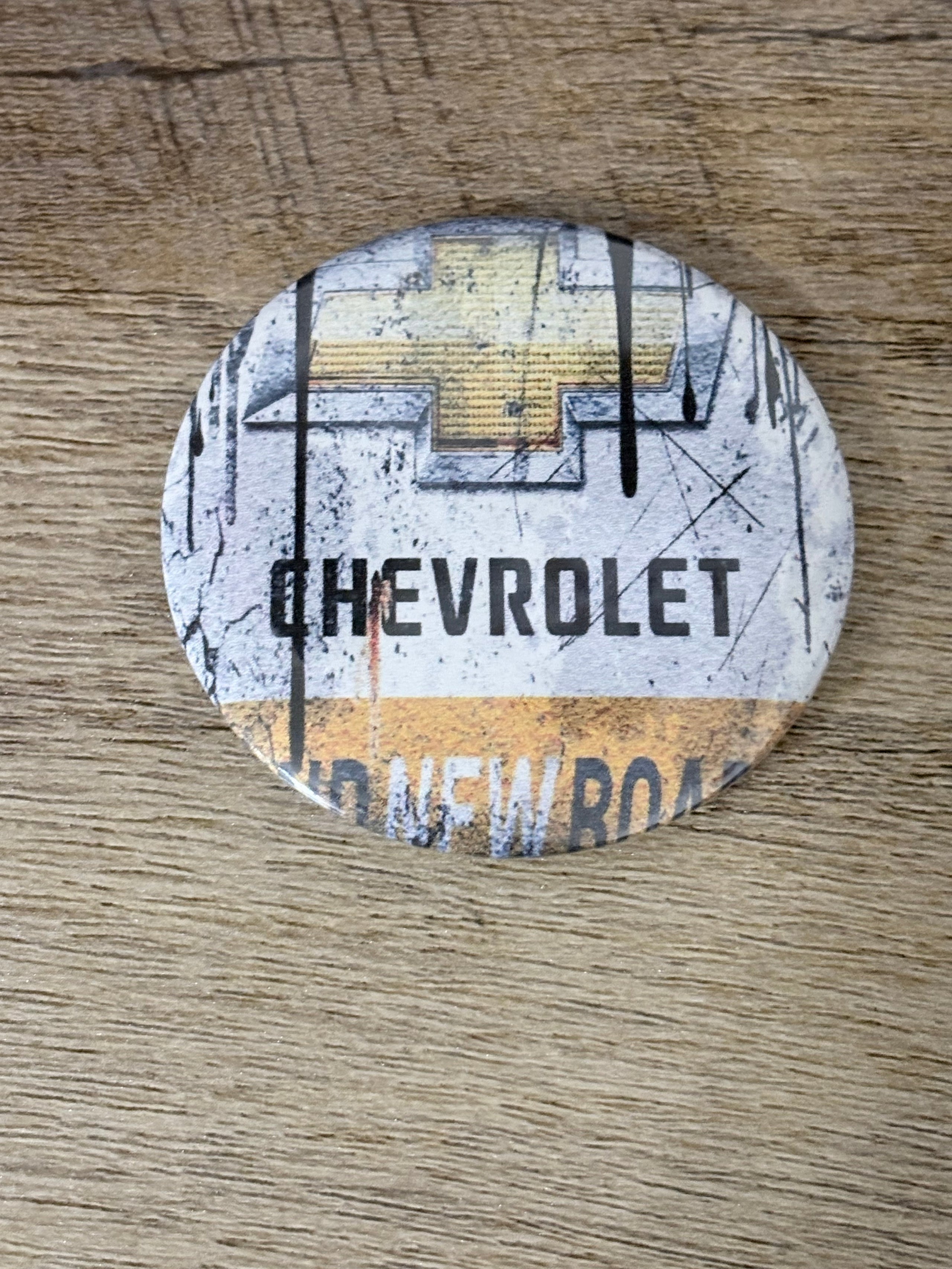 Chevrolet theme fridge magnets