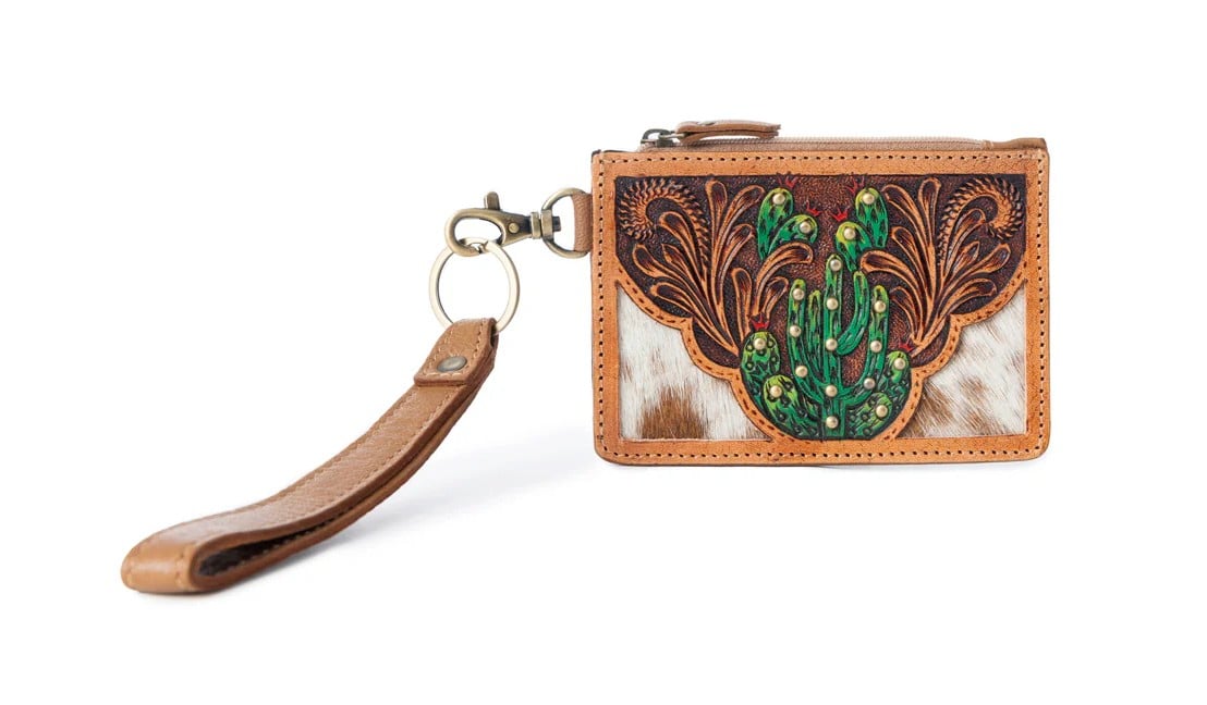 Hand Hewn Western Card Holder
