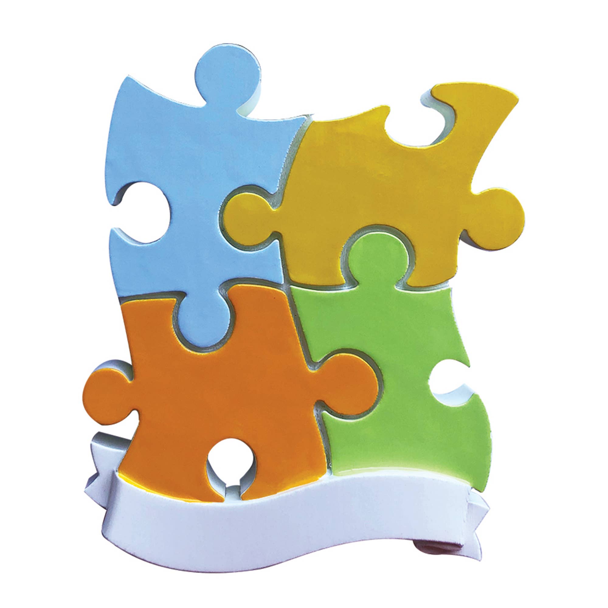 Puzzle Piece Family Personalized Ornament