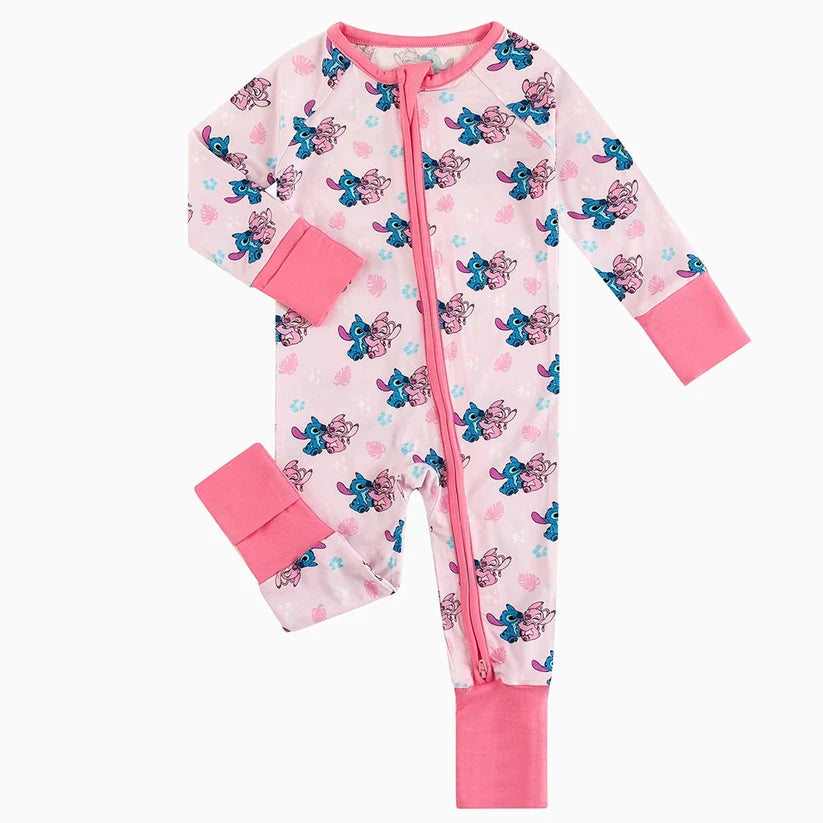 Blue, Pink Stitch Zippy