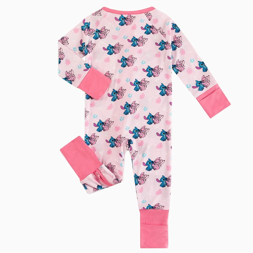 Blue, Pink Stitch Zippy