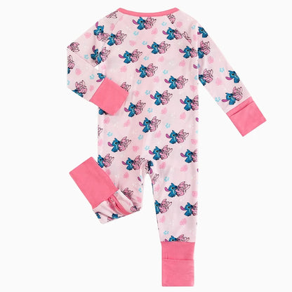Blue, Pink Stitch Zippy
