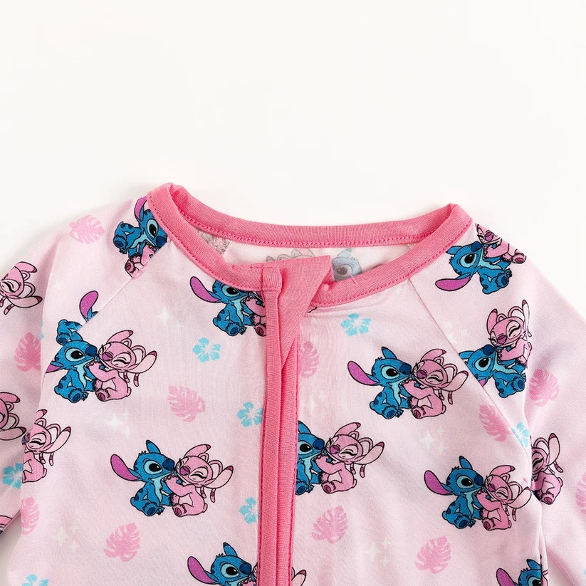 Blue, Pink Stitch Zippy