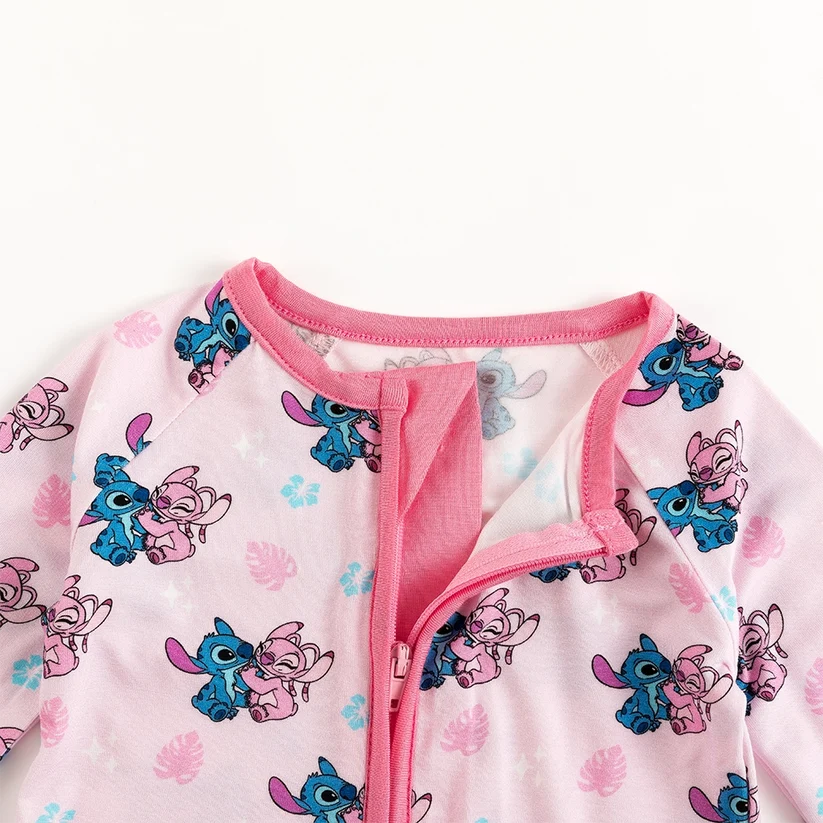 Blue, Pink Stitch Zippy