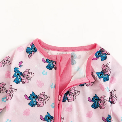 Blue, Pink Stitch Zippy