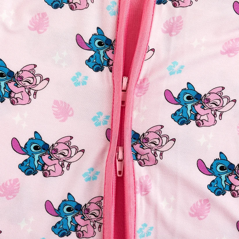 Blue, Pink Stitch Zippy