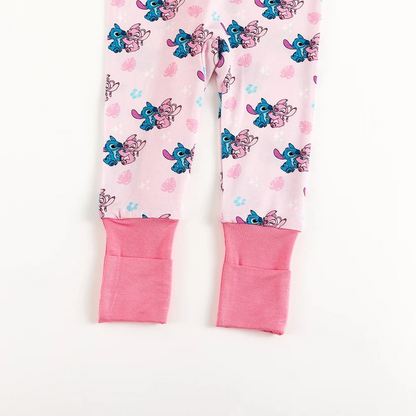 Blue, Pink Stitch Zippy