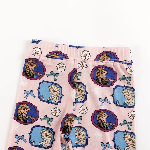 Flower Bow Frozen Sisters 2 Piece Pj Set
