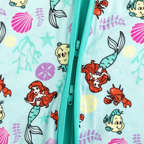 Mermaid and Flounder Zippy