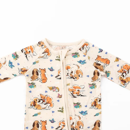 Pups Fox and butterflies Zippy