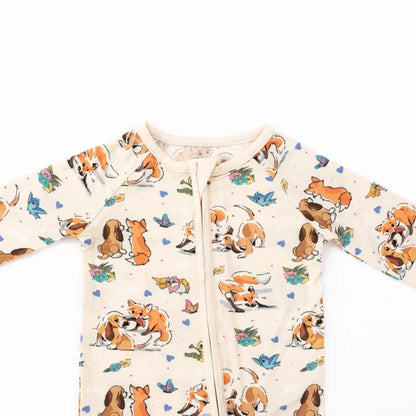 Pups Fox and butterflies Zippy