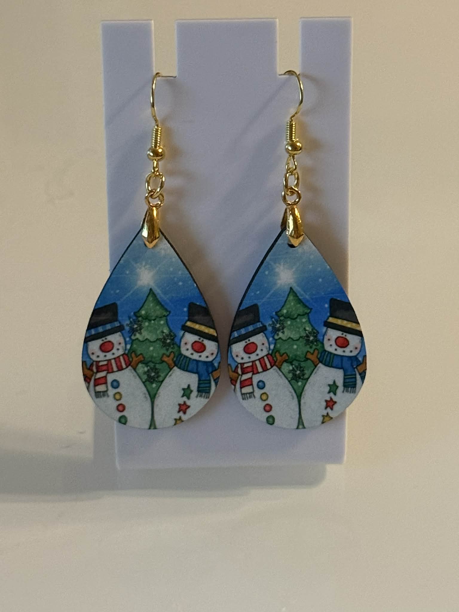 Snowman Earrings