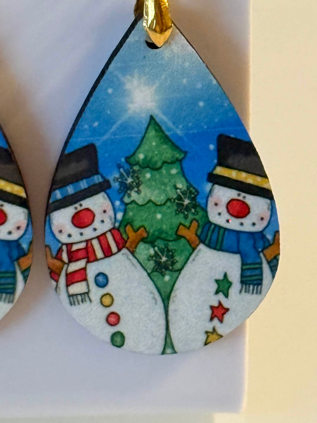 Snowman Earrings