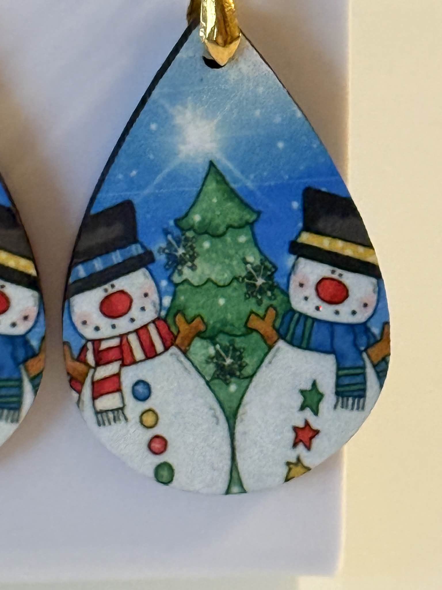 Snowman Earrings