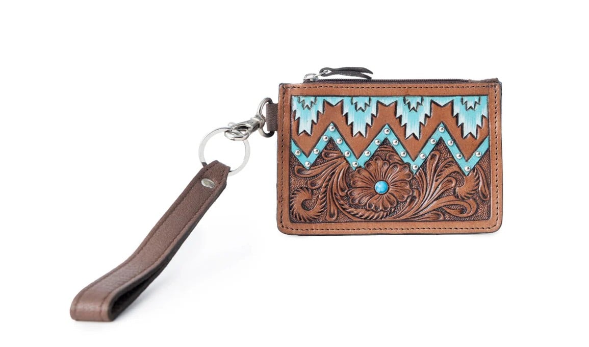 Hand Hewn Western Card Holder