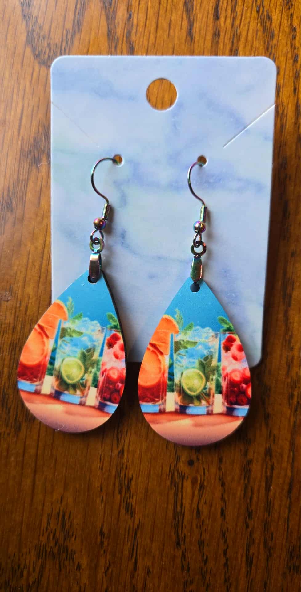 Food Tear Drop Earrings