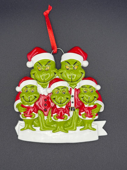 Green Furry Specialty Ornament