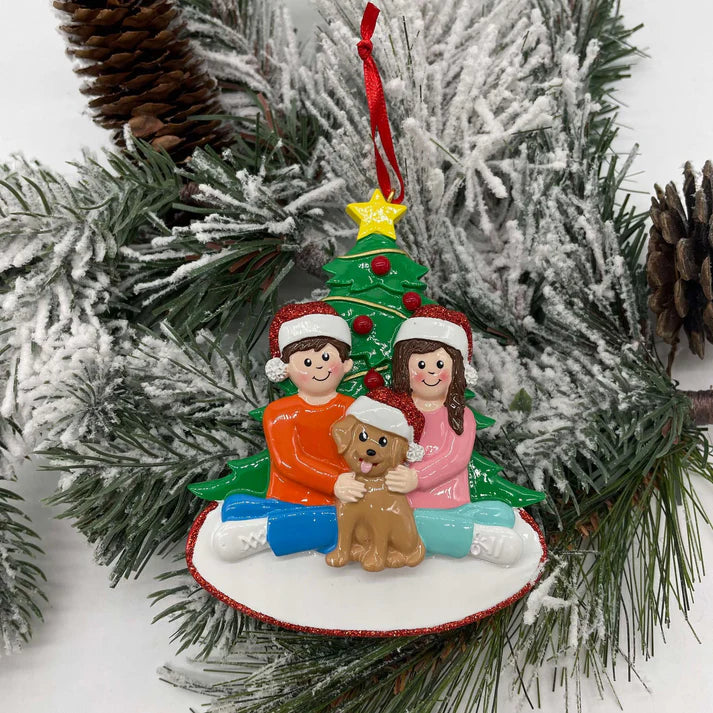 Dog Mom & Dad Ornament