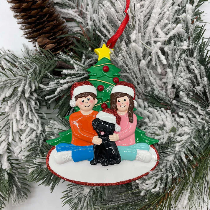 Dog Mom & Dad Ornament