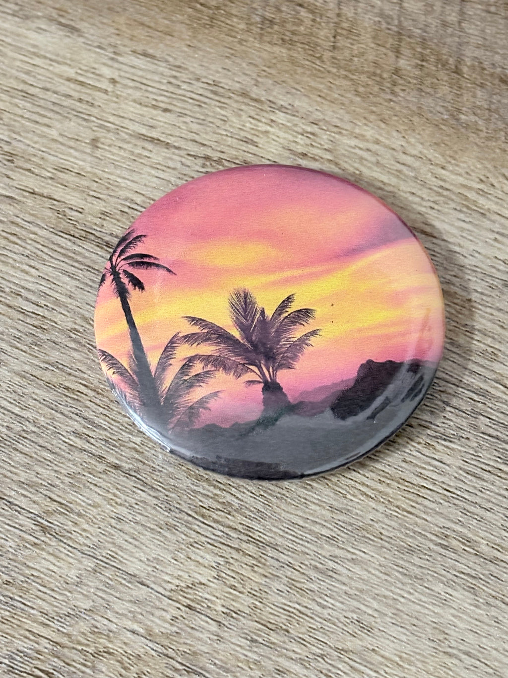 Beach theme fridge magnets