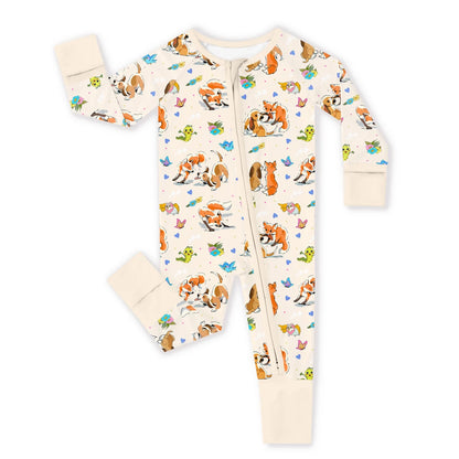 Pups Fox and butterflies Zippy