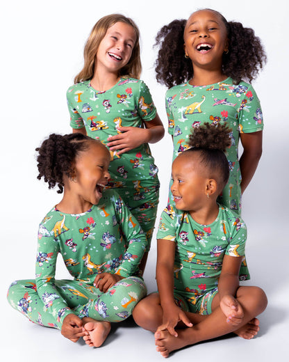 PAW Patrol: Dino Island Bamboo Kids Pajama Short Set