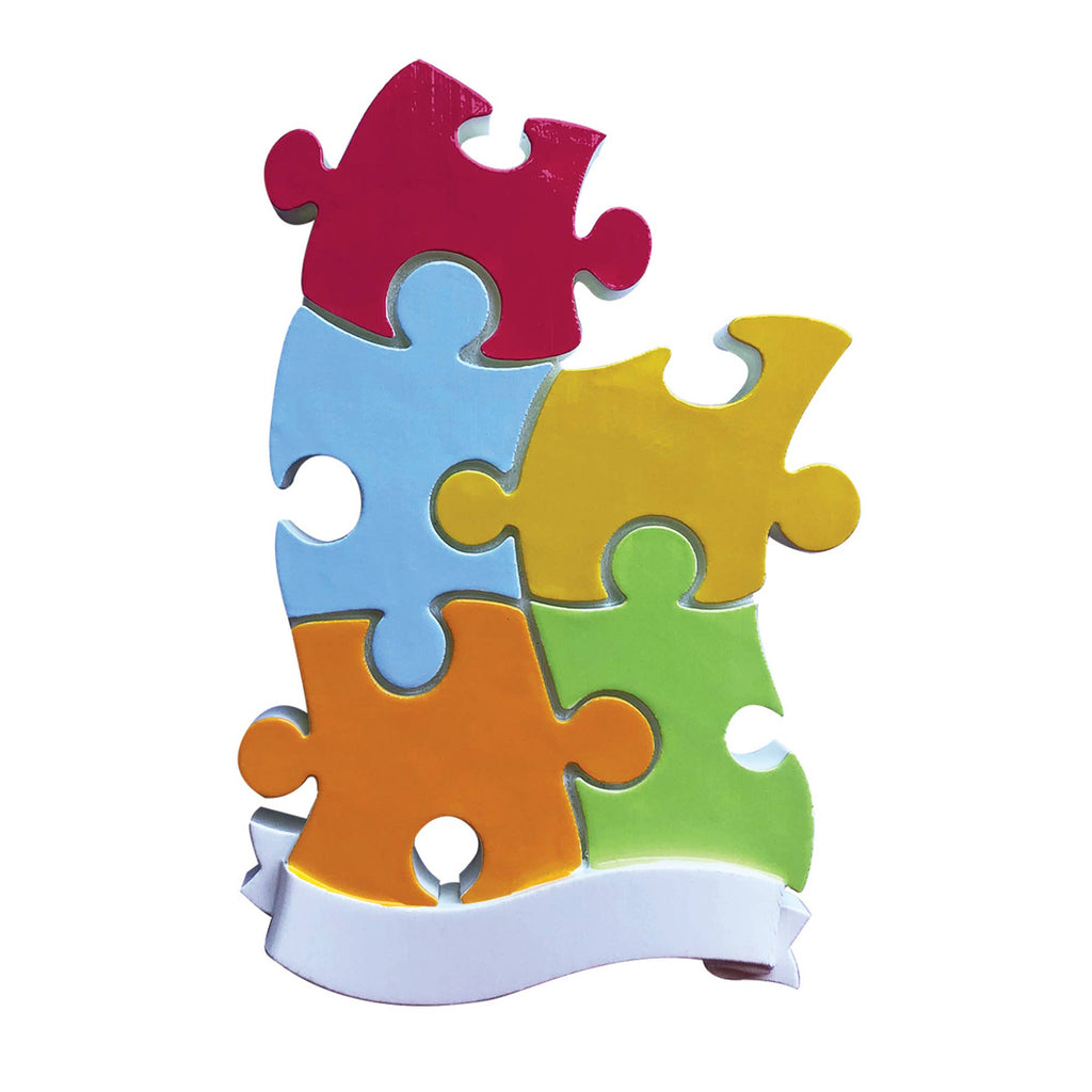 Puzzle Piece Family Personalized Ornament
