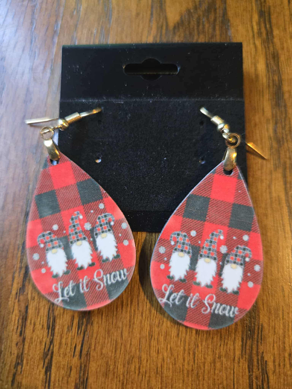 Gnome Tear Drop Earrings