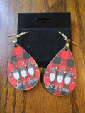 Gnome Tear Drop Earrings