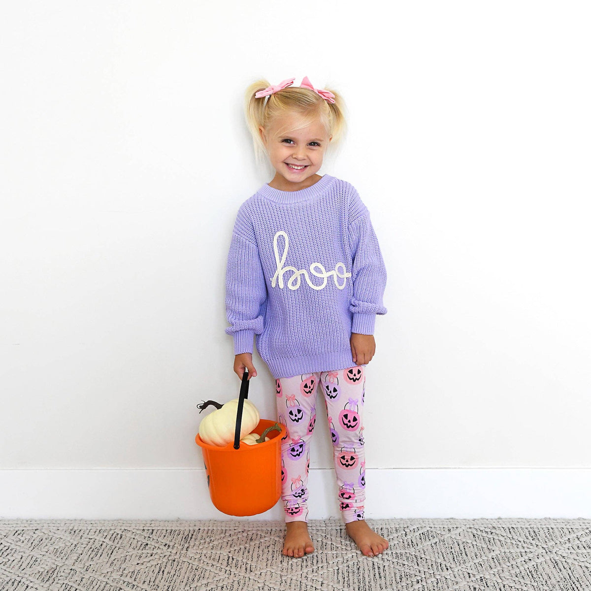 Emmy LEGGINGS Bamboo Halloween Pumpkins Toddler Clothing