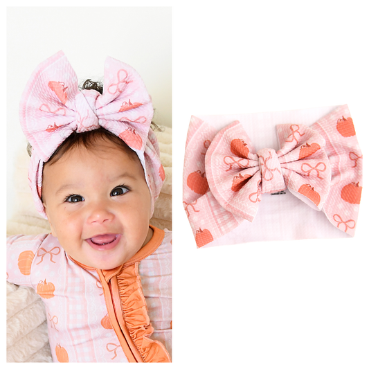 Reagan HEADWRAP Baby Toddler Pumpkin Hair Accessories
