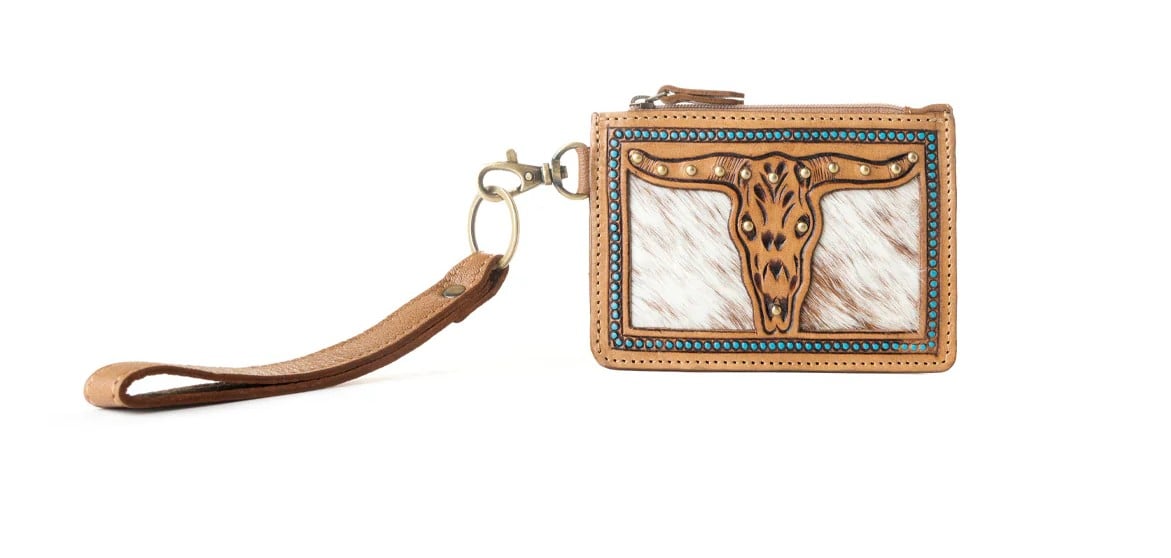 Hand Hewn Western Card Holder