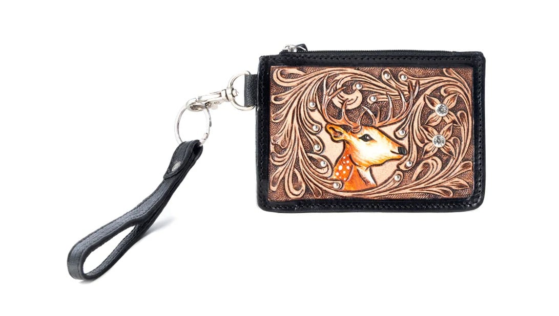Hand Hewn Western Card Holder