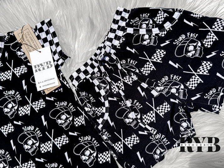 Stupid Fast Shirt + Shorts Set Bamboo