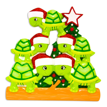 Turtle Family with Tree