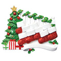 Bannister with Stockings Family Series Table Topper