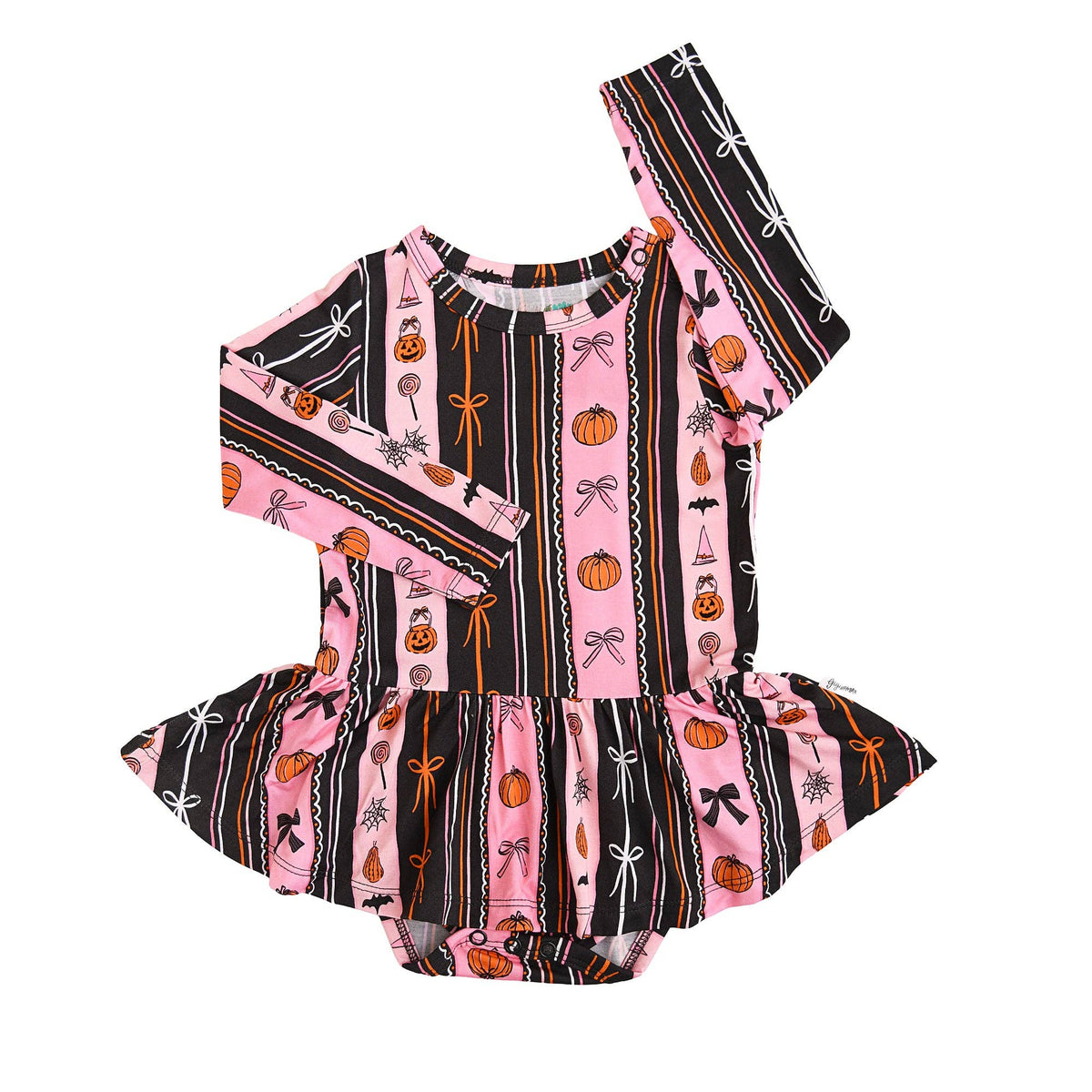 Lydia TUTU Bamboo Halloween Pumpkins Baby Dress Outfit