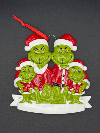 Green Furry Specialty Ornament