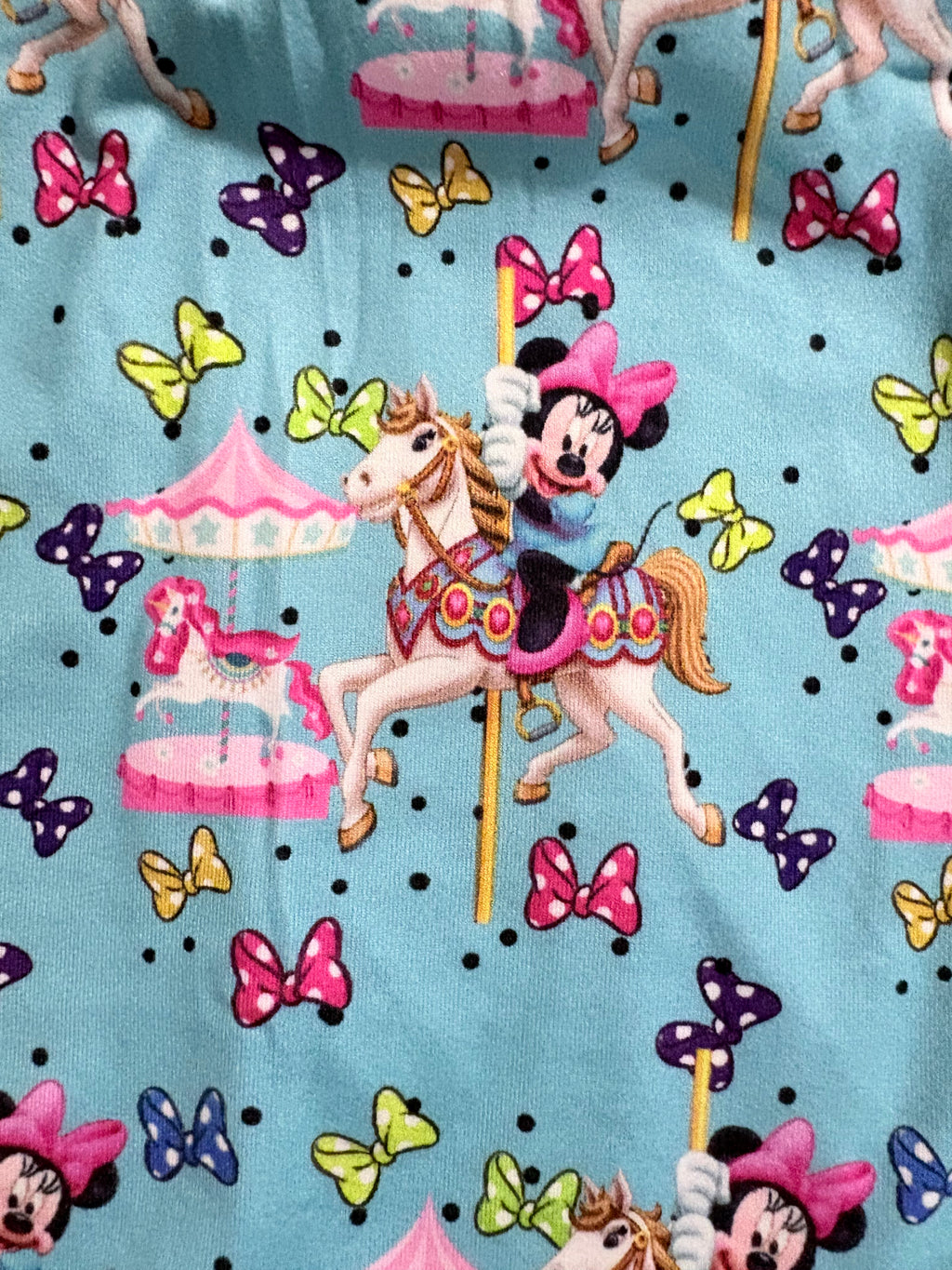 Female Mouse Carousal Ruffle Capri Outfit