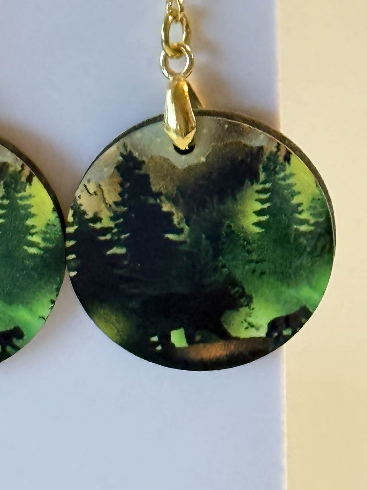 Animal Themed Tear Drop Earrings