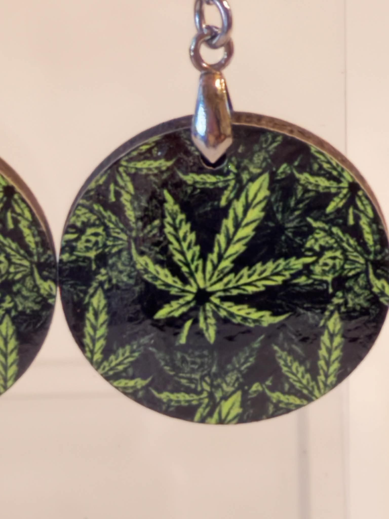 Marijuana Designs Earrings