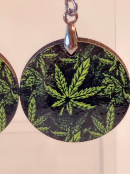 Marijuana Designs Earrings